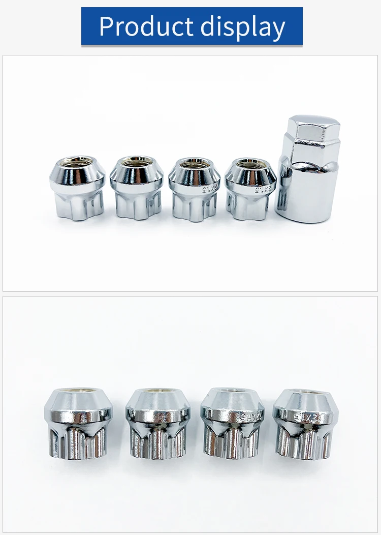 Hot Sale Car Lug Nut M12 *1.25/1.5 Mm Car Antitheft Nut Wheel Hub Nut