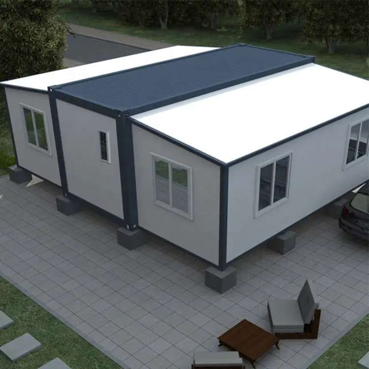 Prefabricated House 20 Feet/40 Feet Foldable Prefab Granny Flat with Foldable Flat Pack New Zealand/Canada/Australia