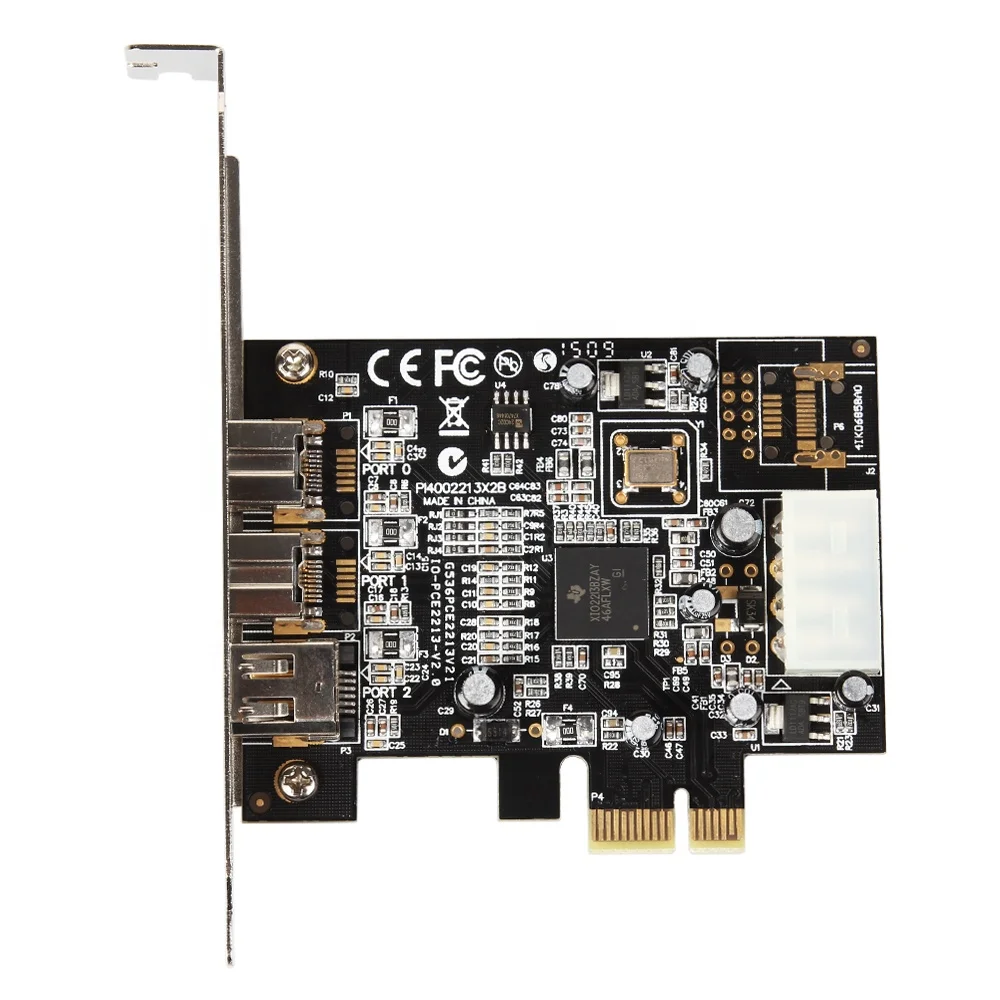 Windows Xp Firewire Card PCI Express X1 PCI-E FireWire 1394a IEEE1394 ...