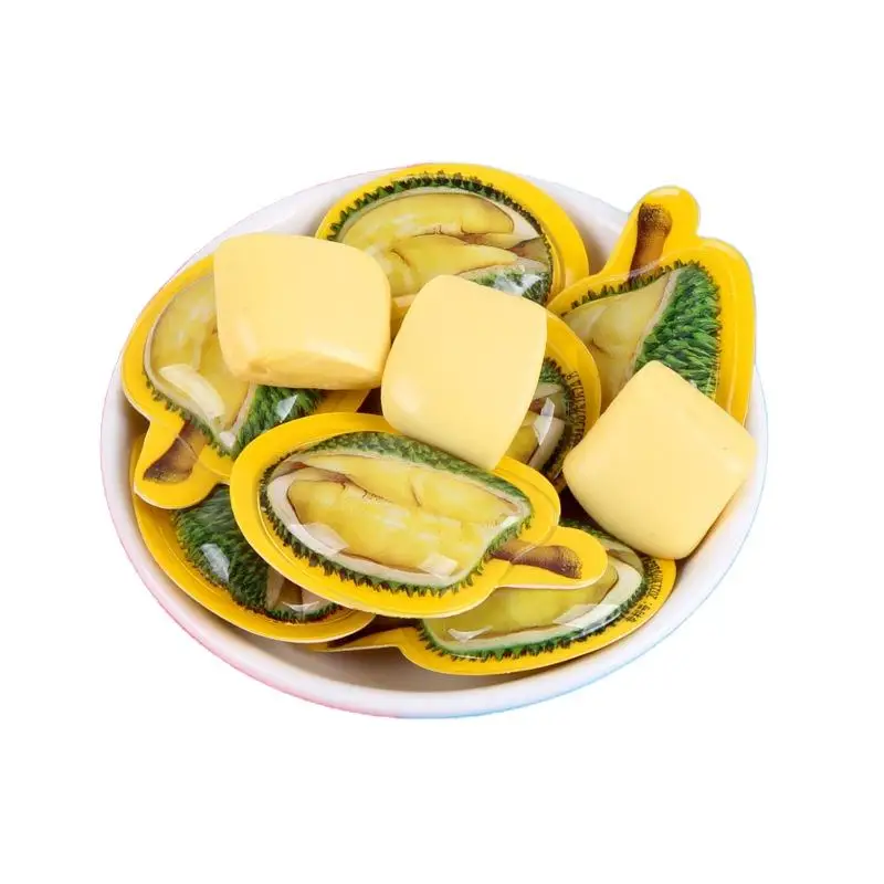 Direct Factory Candy-3D Durian Flavored Soft Foam Toffee Sour Fruit Taste Spicy Bitter Creative Fresh Style for Adults Kids