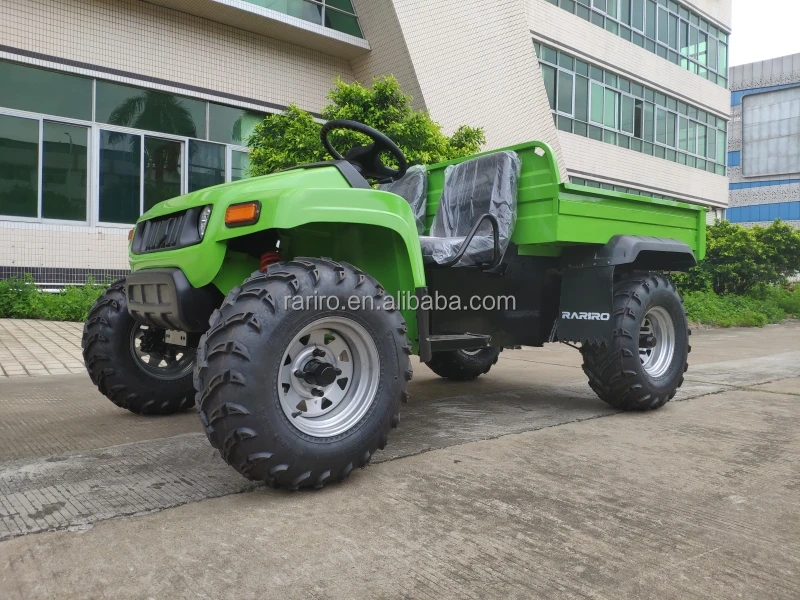 Chinese farm vehicle manufacturer electric UTV with cargo box for sale