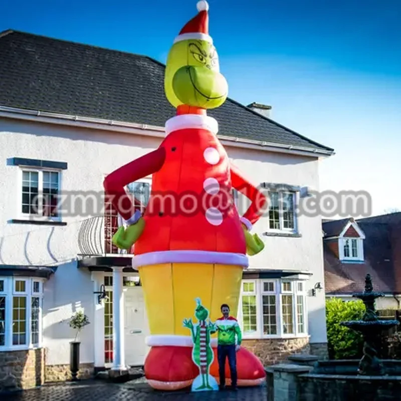 Inflatable Grinch 9m 30ft Big Christmas Decorations Cartoon Inflatable