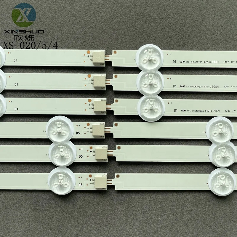 LED Back Light Strip 47'' ROW2.1 REV 0.7 R1L1R2L2 6916L-1176A Use for LG 47LN5700 LG47LN519C LC470DUE-SFU1
