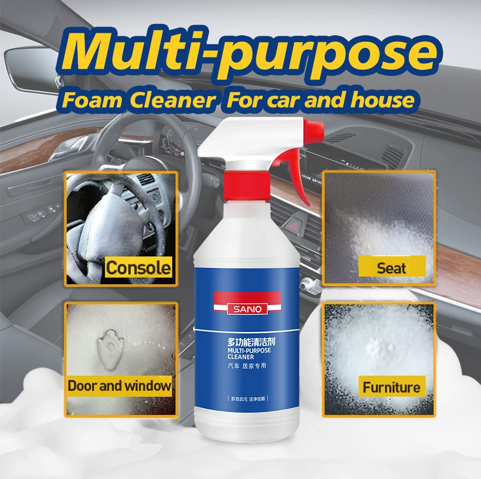 Sanvo Total Interior Cleaner And Protectant Upholstery Car Seats Stain