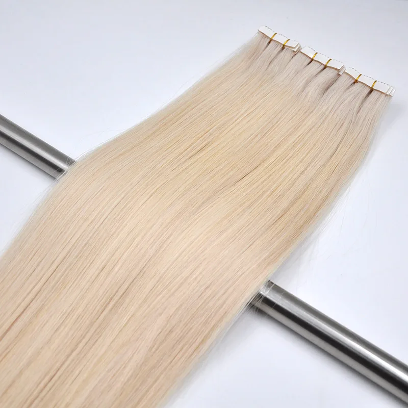 Salon Tape In Hair Extensions Full Cuticle Virgin Human Hair invisible tape in human hair extension manufacture