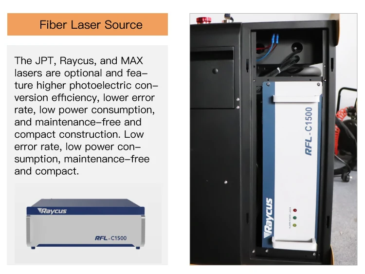 Hot Sale 1000w 3 In 1 Laser Cleaner Welder Cutter Laser Cleaning Metal