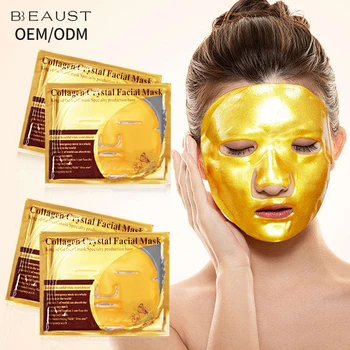 Hydrating Face Mask Skin Whitening Anti Aging  24K Gold Collagen Facial Mask