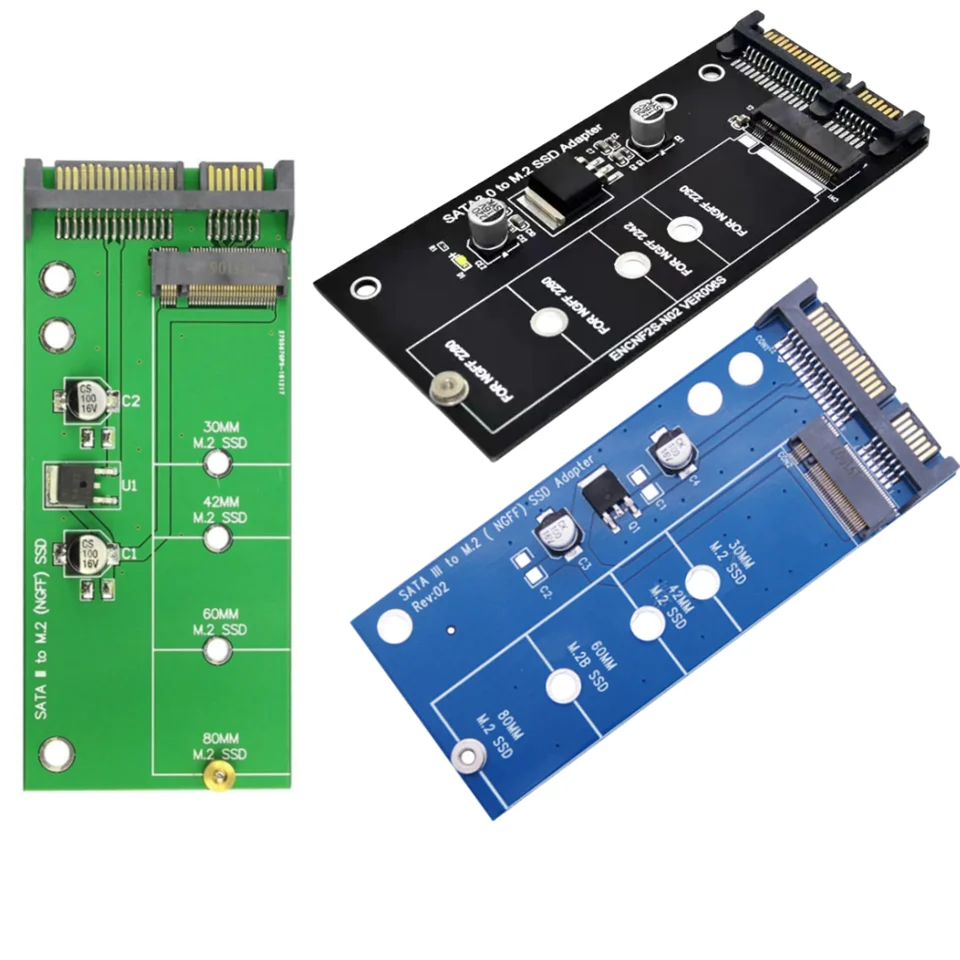 Bキー/B&MキーM.2 NGFF SSDコンバーターアダプター SATA M.2 NGFF SSD