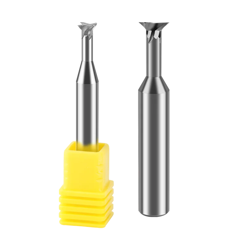 10mm 60 Degree 10 Flutes High Speed Steel Dovetail Cutter End Mill