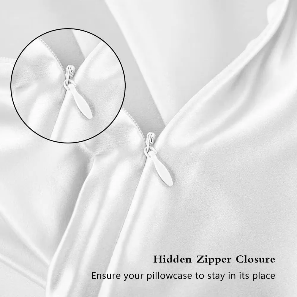 100% Mulberry 6A Grade Beauty Sleeping Bed Silk Pillow case with Hidden Zipper details