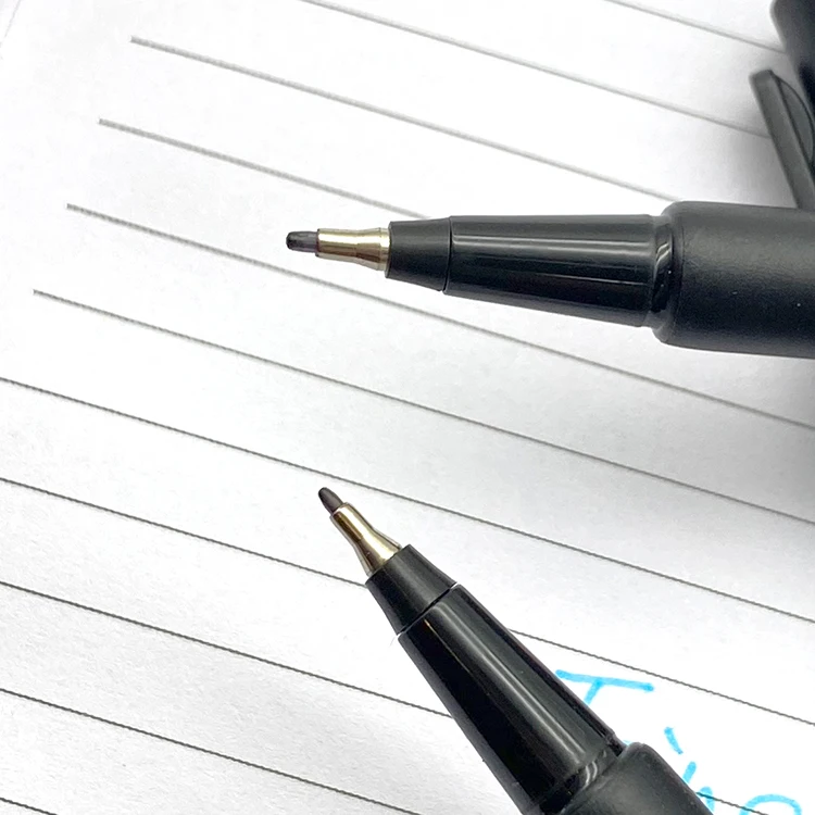 Factory Custom Black Fineliner Pen Set 3.0 Brush Fine Liner Nibs Skyglory Marker 0.2 0.4 0.6 1.0 mm Tips Drawing Pen for Journal