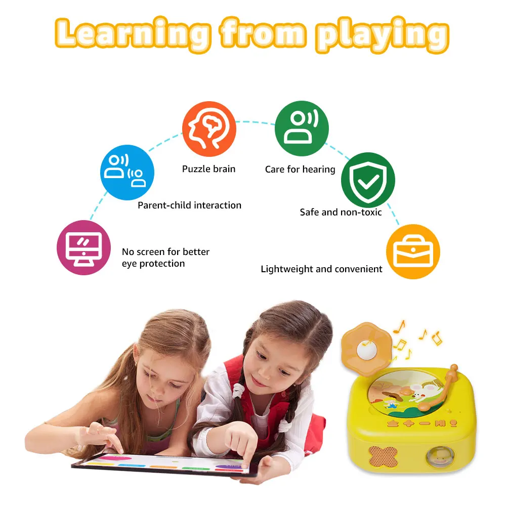 Talking Learning Machine Special Educational Tablet Card Early Education Device Kids Learning ...