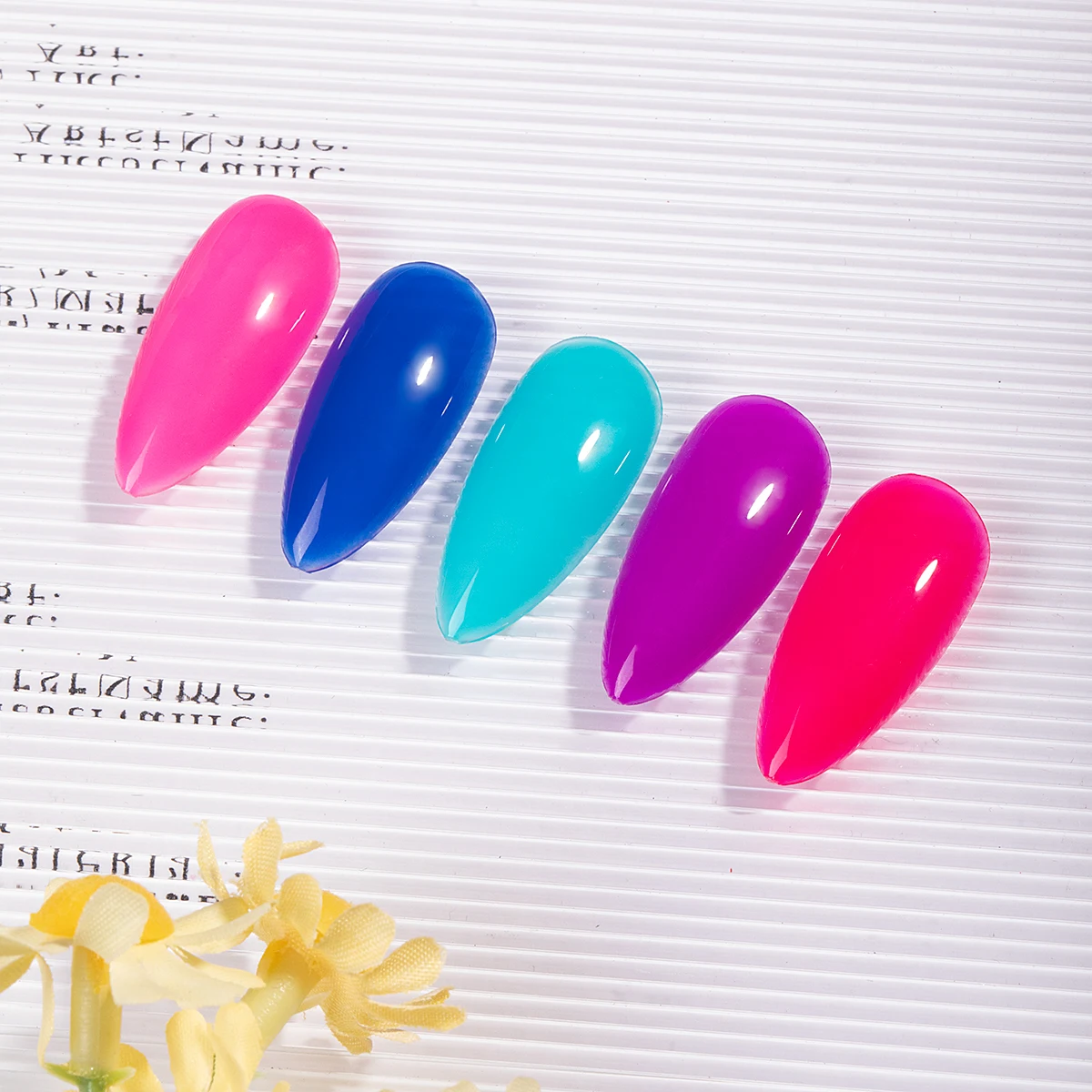 Nails Suppliers High Quality Soak Off Hot Sell Gel Polish Neon Effect Rubber Base Coat UV Gel supplier