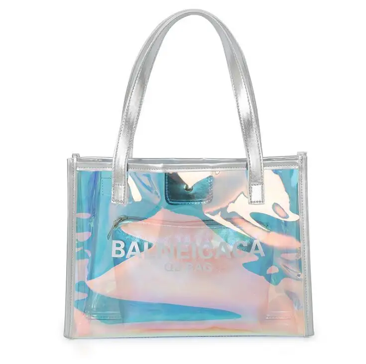 Shop Designer Ladies Alibaba Handbag Cheap Holographic PVC