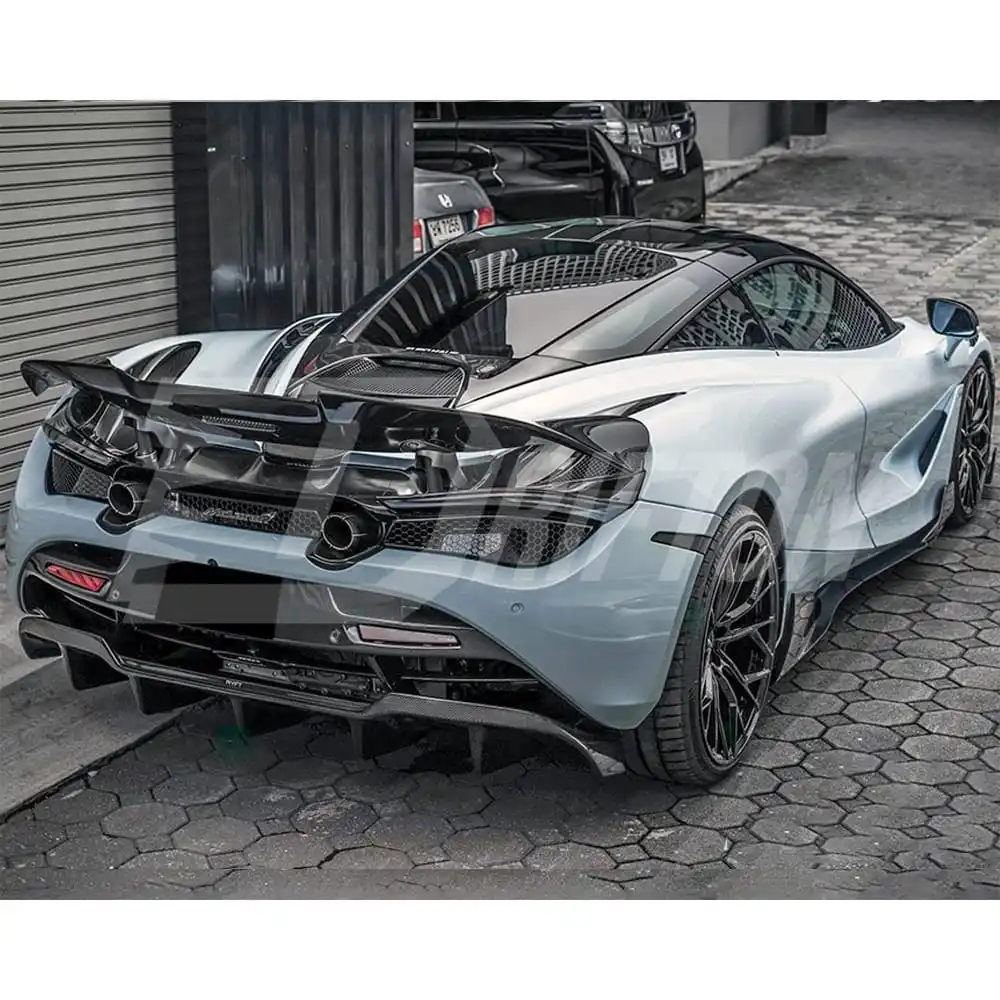 RYFT Style Rear Bumper Diffuser for Mclaren 720S Carbon Fiber Kit