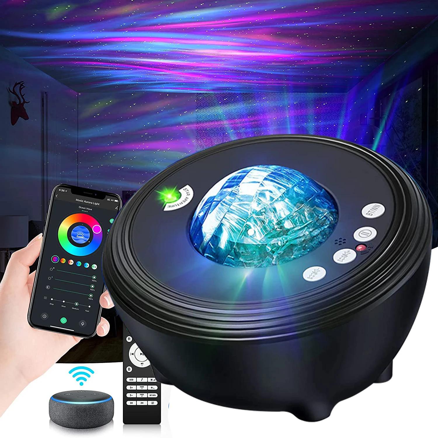 Aurora Star Light Projector - Enhance Your Room Ambiance
