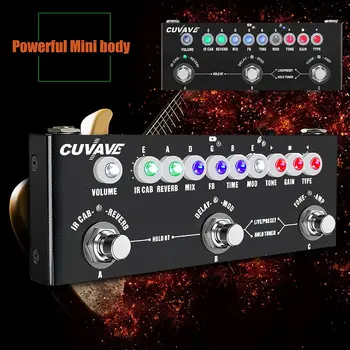 Cuvave CUBE BABY Delay Multi Effects Pedal for Guitar/Bass