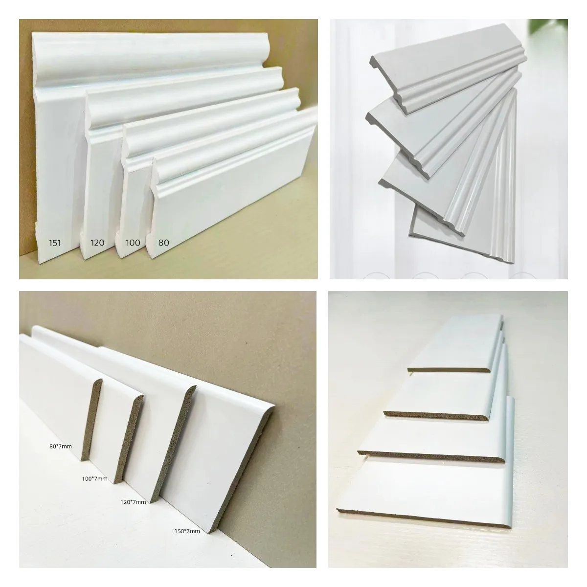 High Quality Factory Manufacturing Ps Skirting Pvc Ps Line Board Stain ...