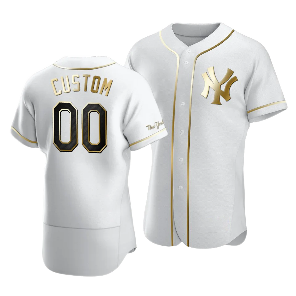 Wholesale Customize Men's New York City Baseball Jersey #2 Derek Jeter #99  Judge #45 Cole cheap White Stitched Uniform High Quality From m.