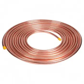 C18200 C17200 C14500 Straight Copper Tube Type K Pancake Coil Refrigeration Coil Copper Pipe