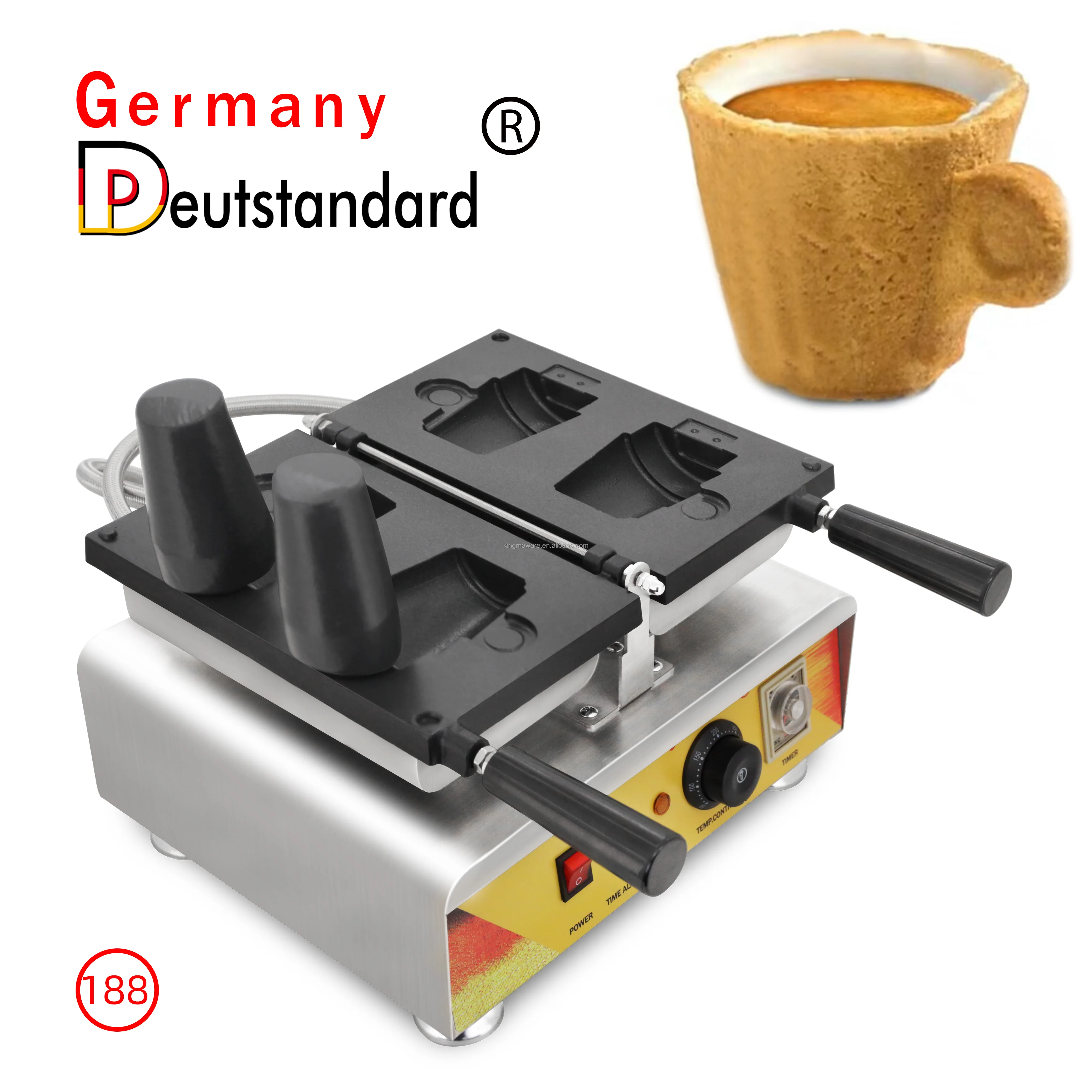 Snack Waffle Machine to Machine to Make Coffee Cups Edible Coffee Cup Waffle Makers Machine
