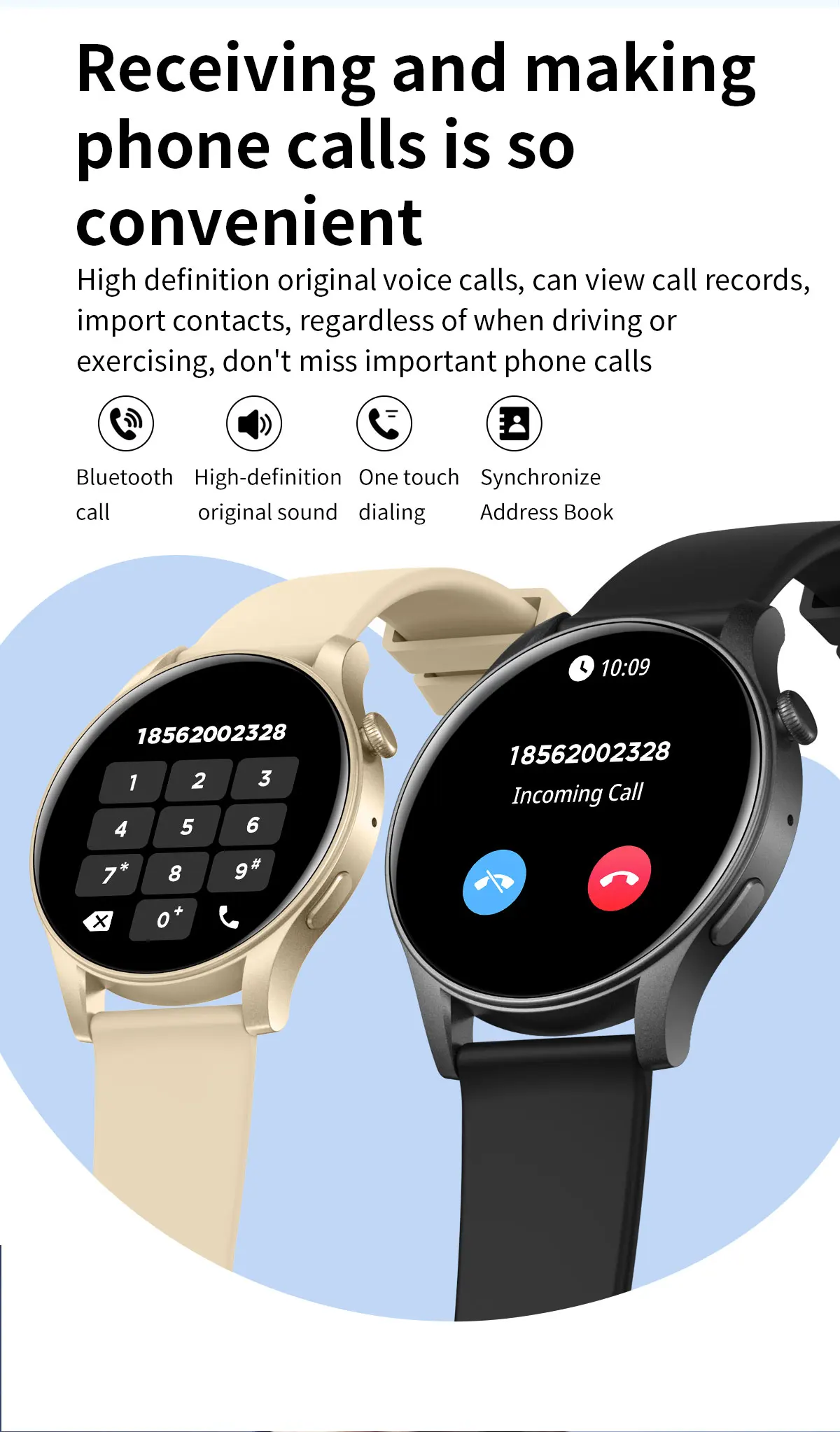 7 heart rate recording fitness smartwatch exercise modes sleep tracking gps tracking alarm clock-4