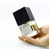Clear glass bottle