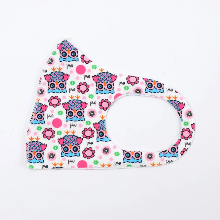 Модный дешевый защитный Пылезащитный дышащий чехол из микрофибры с мультяшным рисунком милый волоконный чехол для лица для детей