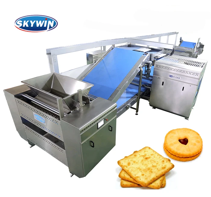 High Precision Mini Type Hard And Soft Biscuits Cookies Production Line