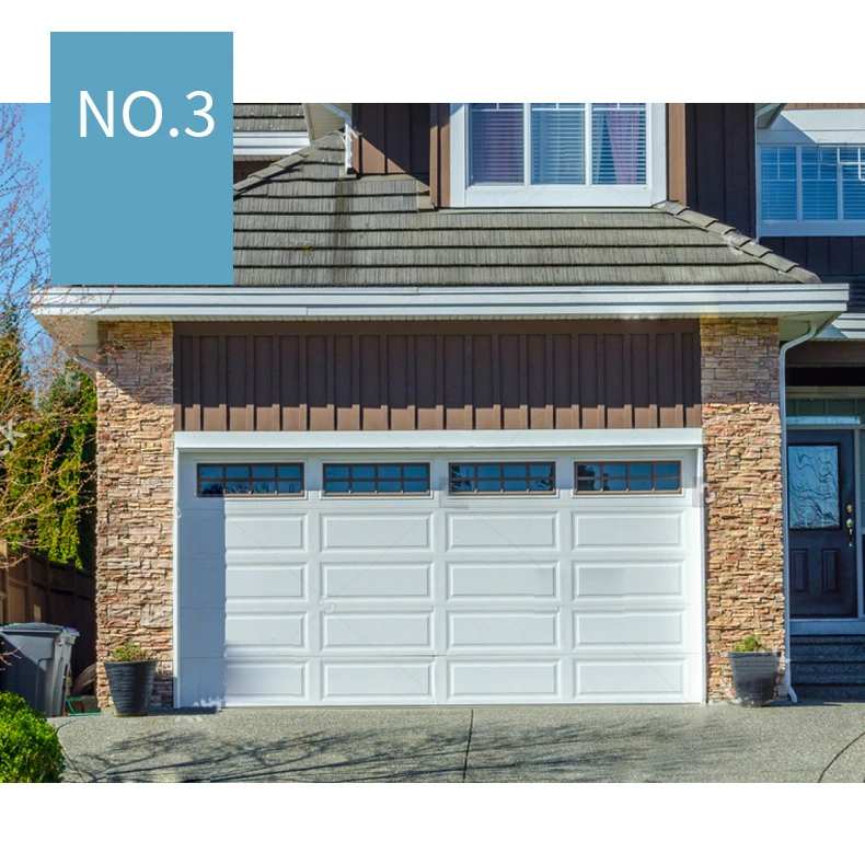 Flap garage door villa European style electric  remote control rolling gate automatic lifting door Mutually
