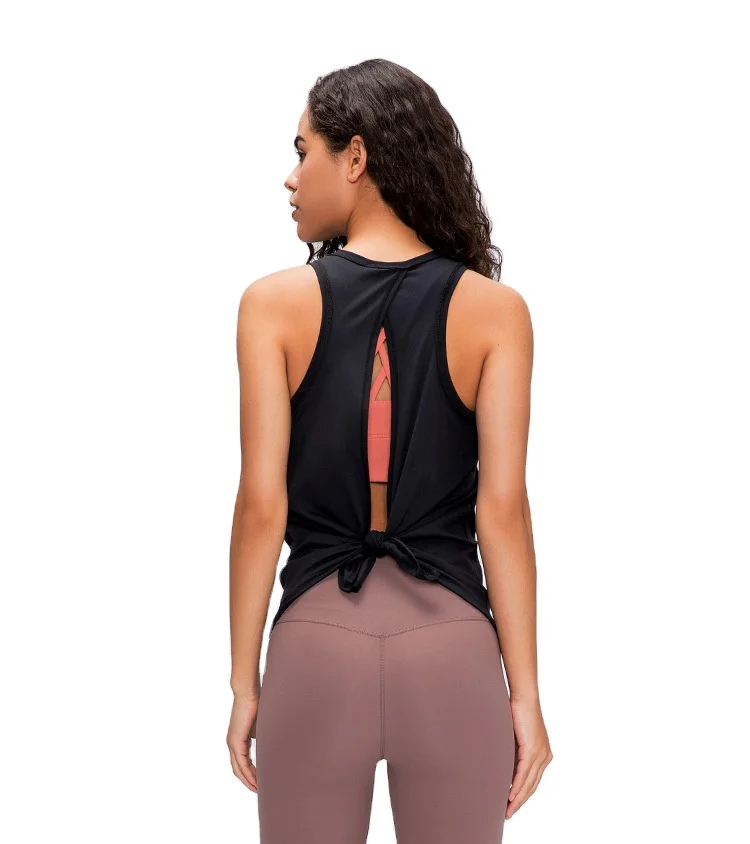 backless yoga top
