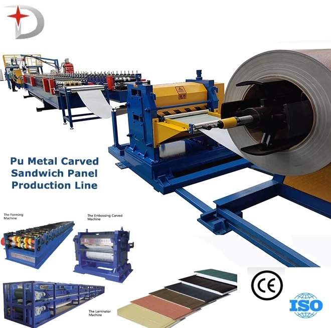 Decorative Thermal Insulation Soundproof PU Polyurethane Exterior Wall Panels Fireproof Sandwich Board Production Line Machine