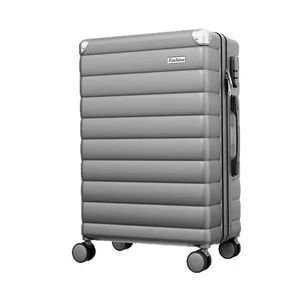 custom logo 2026 New Large Capacity Women's Neoprene Classic Fashionable Suitcase Luggage Rolling Case Cup Holder Durable Student 24inch