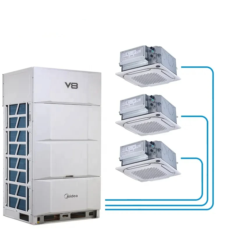 Midea V8 Series VRF 8HP Ac Air Conditioner Drive 10pcs Mini Air Conditioning 9000btu Wall Mounted