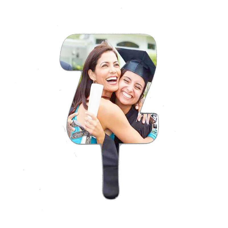 Sublimation Blank MDF Z Shape Fan Paddle Custom Wooden Fans