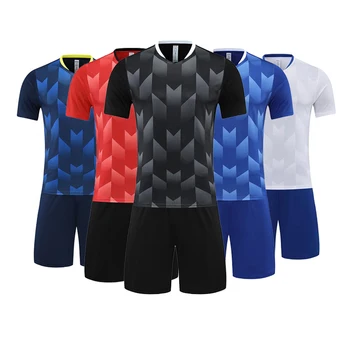 2024 New custom football wear Sublimation printing quick dry classic football jersey set