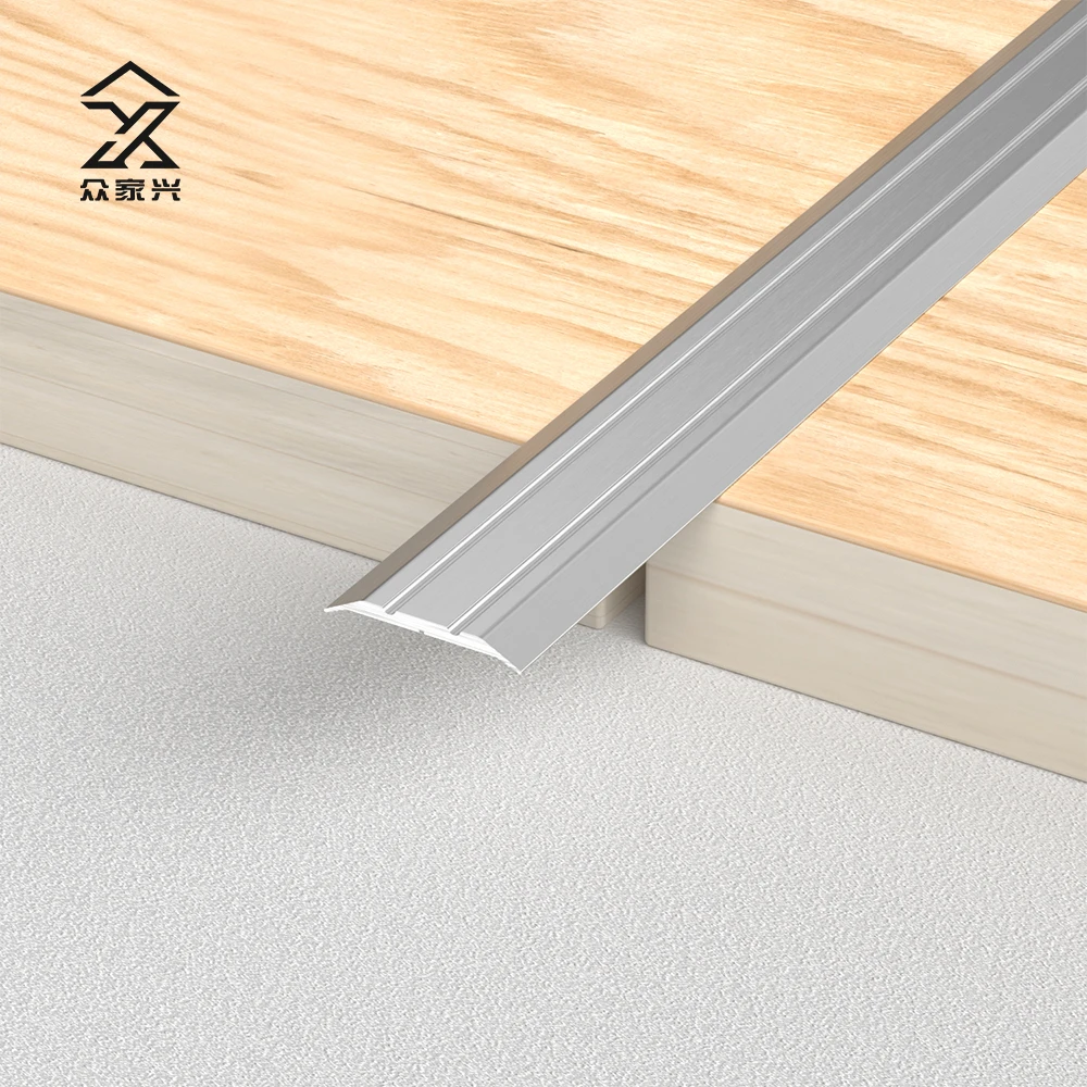 Anti-Slipping Matt Flooring Trims Decoration T Shape Laminate Flooring Aluminum Alloy Edge Trim profile Transit Strip Floor factory