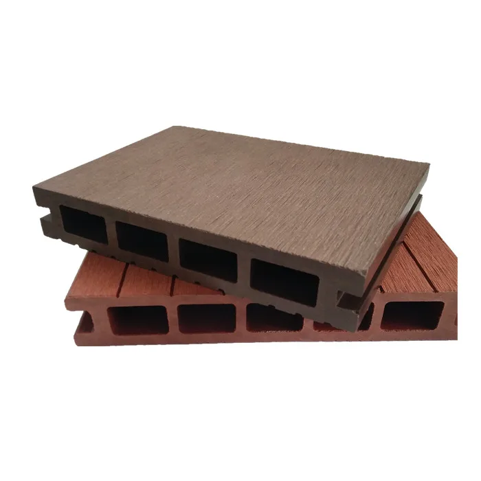 Modern Design Outdoor Wood Composite Decking Waterproof Extruded Plastic Floor