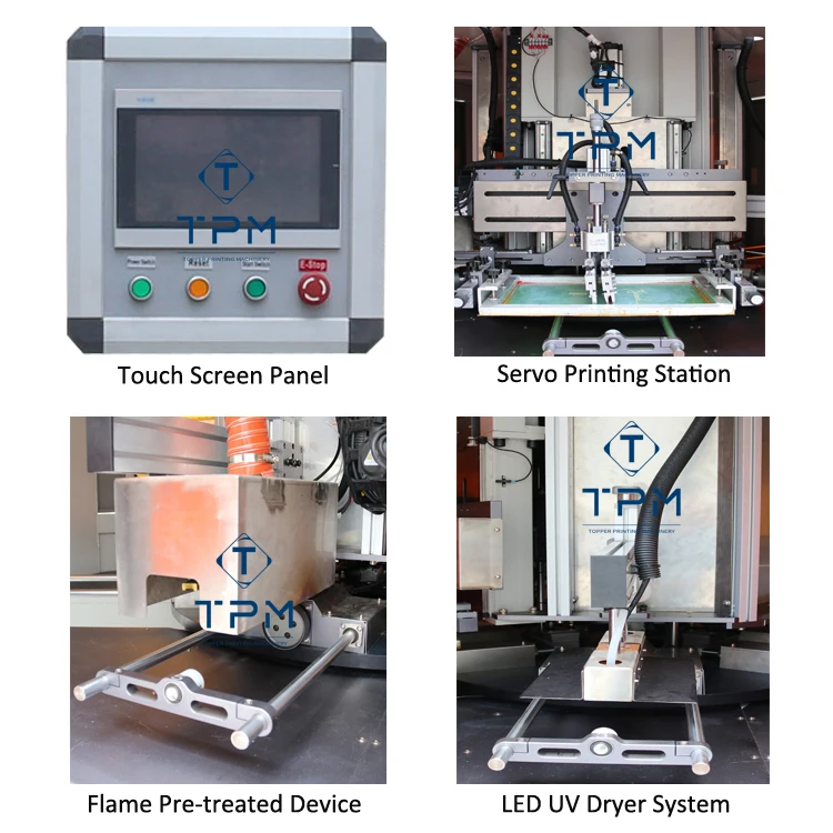 Automatic Multi Color Circular Glass Plastic Bottle Cup Printer Silk Screen Printing Machine