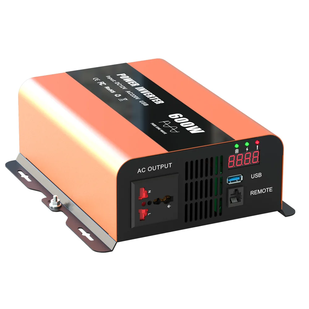 Best Quality Power Inverter Dc 12v To Ac 110v 120v 220v 230v 600 Watt