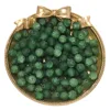 Perles de verre dépoli - Vert foncé