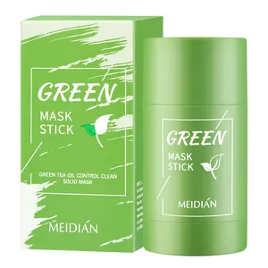 High Quality Green Tea Eggplant Purifying Mud Clay Mask Stick Pore Cleanser and Moisturizer with Oil Control for Face Use