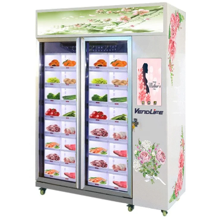 Factory Direct Sell New Model Full Automatic Floss Flower Vending Machine Automatic Cotton Vendlife Making Machine