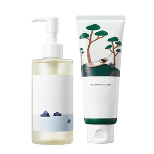Korean Raundlabb Hydrating Low PH Level Glossy Skin Deep Cleanse Oil-control Hyaluronic Acid Pine Calming Cica Cleanser