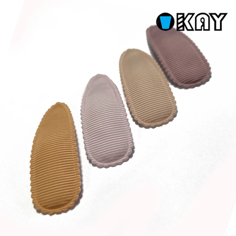 Free Samples 5.5 CM Snap Hair Clip With Ribbon Cover