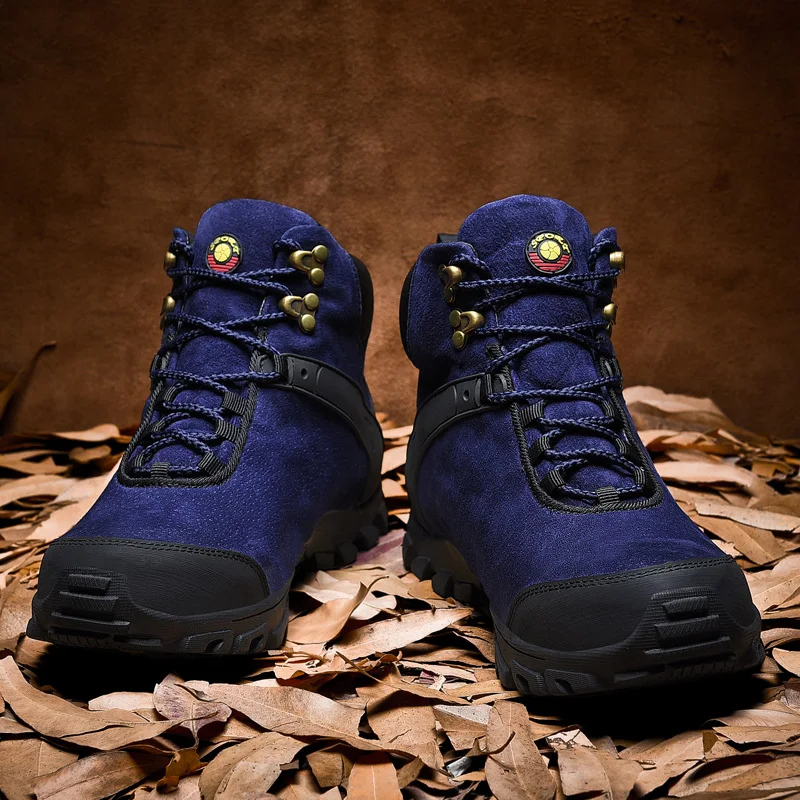 Индивидуальная поддержка профессиональная уличная Водонепроницаемая Мужская обувь для треккинга из коровьей