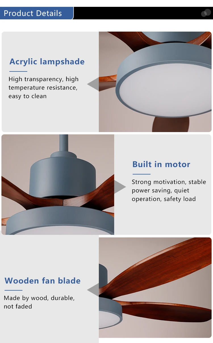 Ceiling Fan, 110-220V, DC35w - detail 16