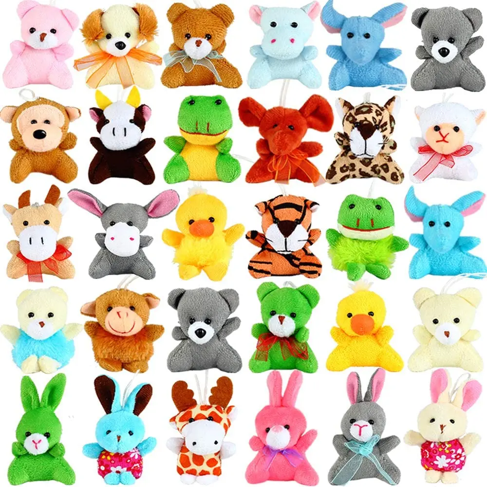 Hot Sale Mini Stuffed Animals & Plush Toys Set Small Plush Keychain