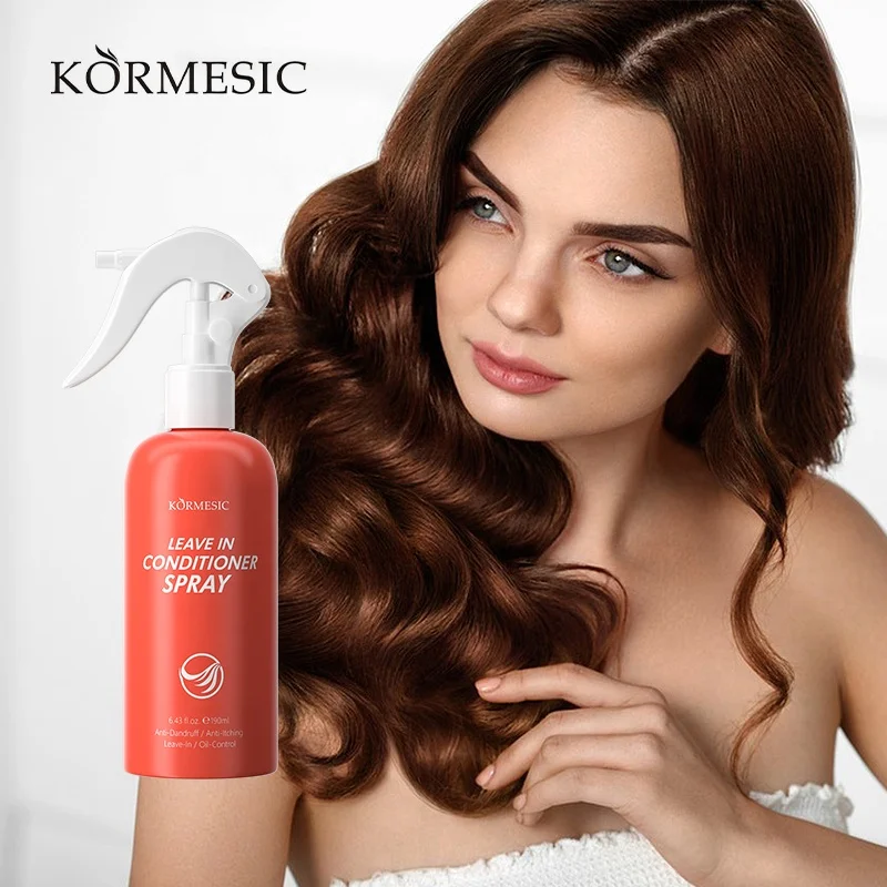 Hot Selling Private Label KORMESIC LEAVE in CONDITIONER Anti-Dandruff/Anti-Itching  Leave in Oil Control SPRAY