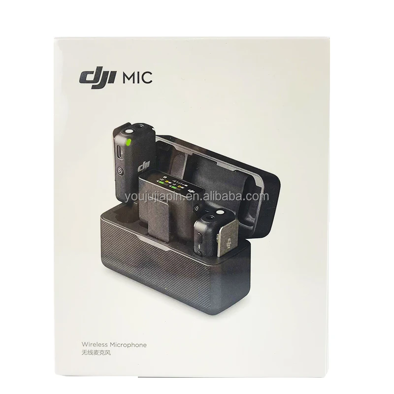 micro dji avec 250 mètres de portée sans fil et double canal enregistrement  audio de haute qualité audio intégré écran tactile et mémoire intégrée
